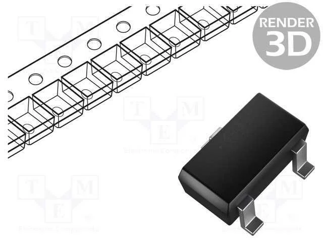 Trans&iacute;stor: Npn; Bipolar; Brt,Darlington; 32v; 0,3a; 200mw; 4ko