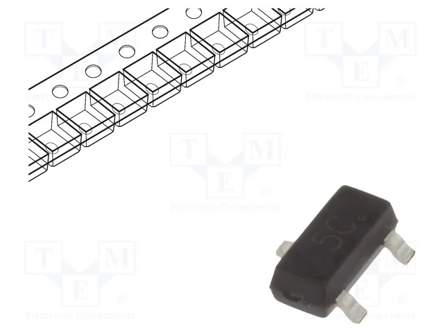 Trans&iacute;stor: Pnp; Bipolar; 45v; 0,5a; 300mw; Sot23