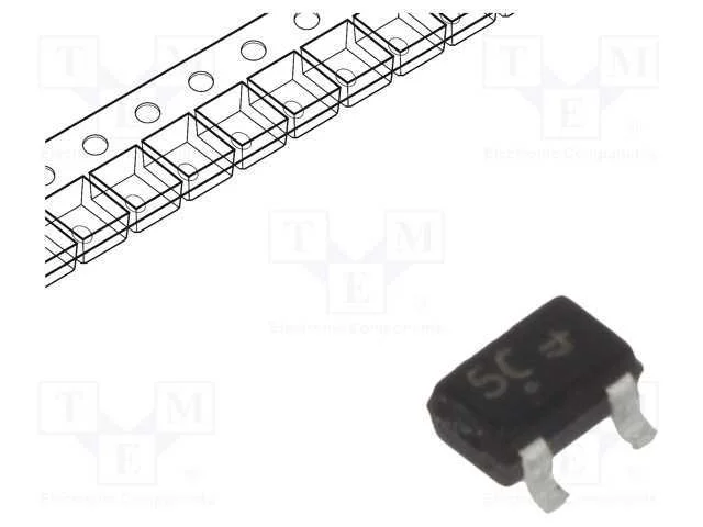 Trans&iacute;stor: PNP, bipolar, 45V, 0,5A, 460W, SC70,S.