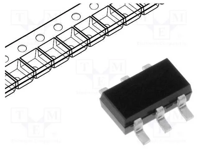 Trans&iacute;stor: Npn X2; Bipolar; 45v; 0,5a; 600mw; Sc74,Sot457,Tsop6