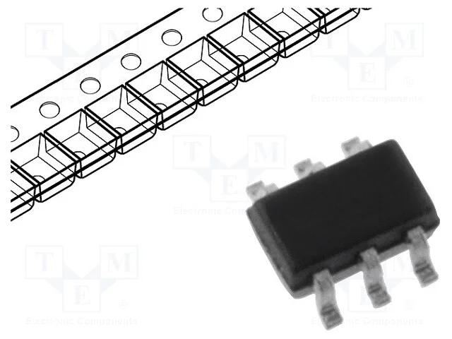 Trans&iacute;stor: Npn X2; Bipolar; 45v; 0,1a; 200mw; Sot363