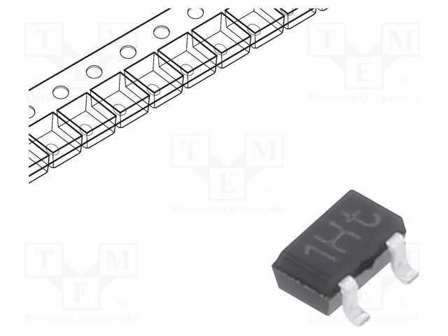 Trans&iacute;stor: Npn; Bipolar; 45v; 0,1a; 200mw; Sc70,Sot323