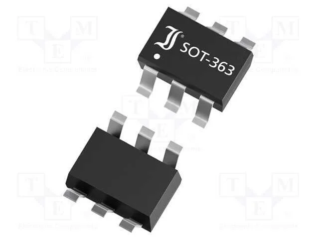 Trans&iacute;stor: PNP x2, bipolar, 65V, 0,1A, 250mW, SO.