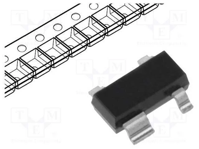 Trans&iacute;stor: Pnp X2; Bipolar; 30v; 0,1a; 250mw; Sot143b; Base Comum