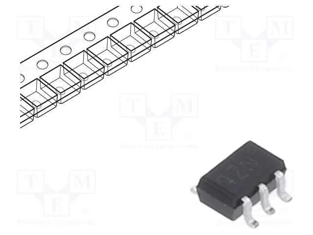 Trans&iacute;stor: N-Mosfet X2; Unipolar; 60v; 200ma; Idm: 1,2a; 420mw