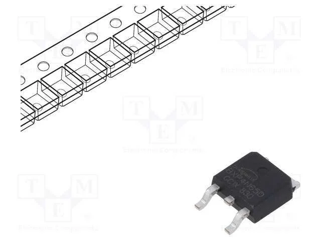 Trans&iacute;stor: N-Mosfet; Unipolar; 650v; 2,5a; Idm: 16a; 77w; To252
