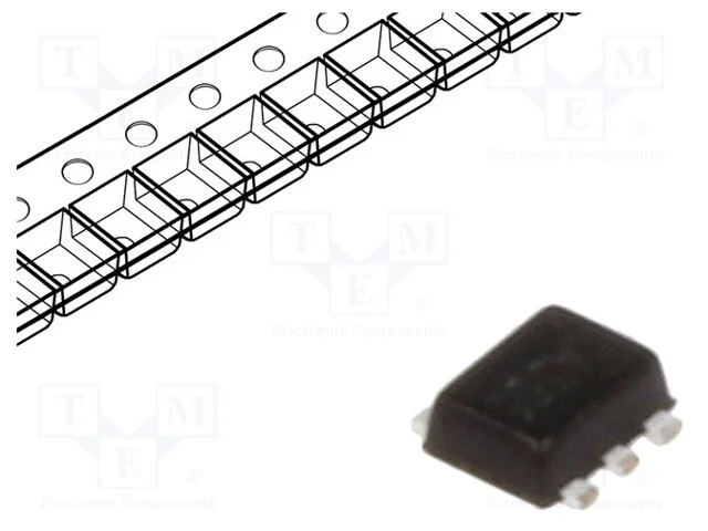 Trans&iacute;stor: N/P-Mosfet; Unipolar; Par Complementar; 20/-20v