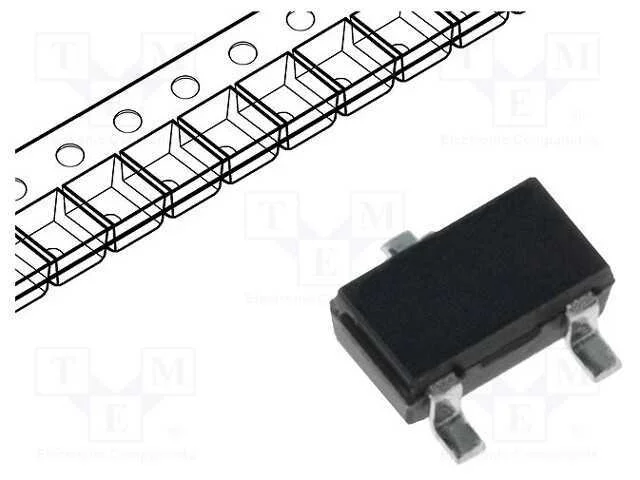 Trans&iacute;stor: Npn; Bipolar; Brt; 50v; 0,1a; 200mw; Sc59,Sot346