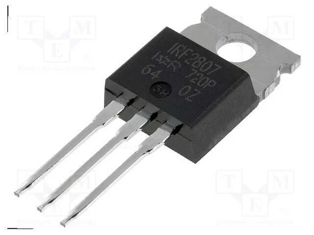 Trans&iacute;stor: N-MOSFET, unipolar, 75V, 82A, 200W, T.