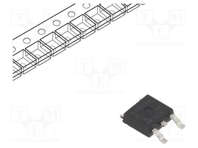 Trans&iacute;stor: P-MOSFET, unipolar, -30V, -94A, 45W, .