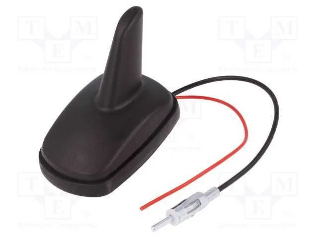 Antena, SHARK, AM,FM, DIN, 12VDC, RG174
