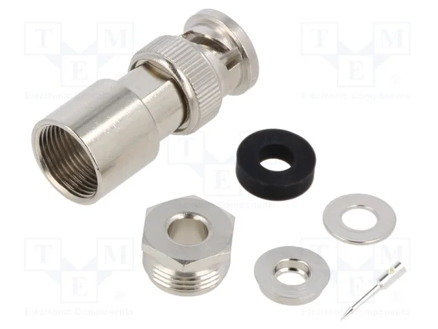 Ficha, Conc&ecirc;ntricos, Macho, Simples, 50o, Solda,Tran&ccedil;ado (Clamp)