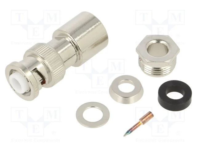 Conector concentricos ficha macho MHV solda.