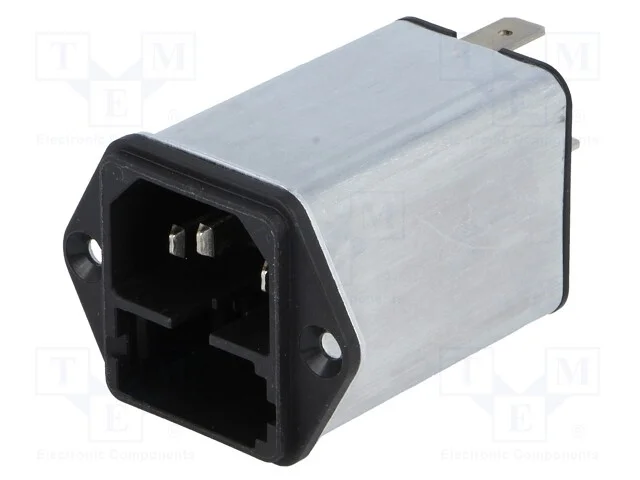 Conector: de alimenta&ccedil;&atilde;o, tomada, macho, 2A, 250V.