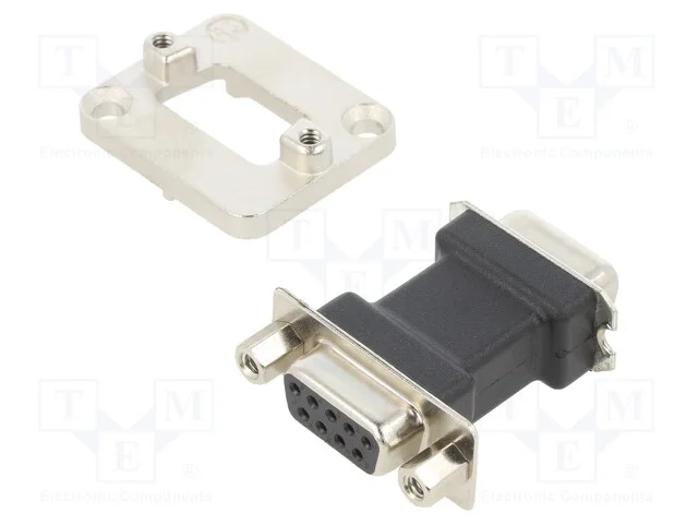 D-Sub Feedthrough 9p F-F