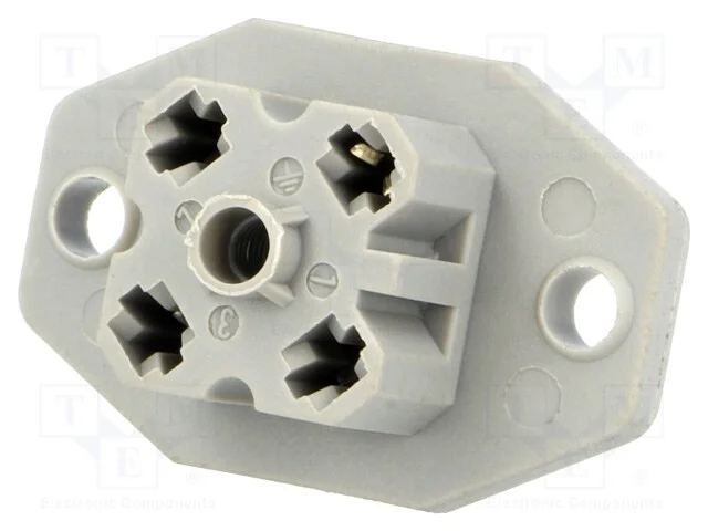Conector: Quadrados, G, Tomada, F&ecirc;mea, Pin: 4, Estanhado, Ip65, Solda
