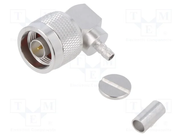 Ficha, N, Macho, Angulares 90, 50o, Solda,Cerrar, com Cabo, Ptfe