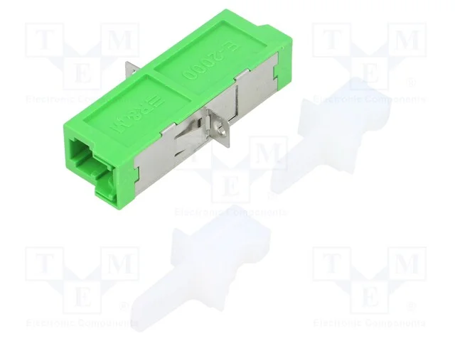 Conector: fibra &oacute;tica, tomada,conector, de passo .