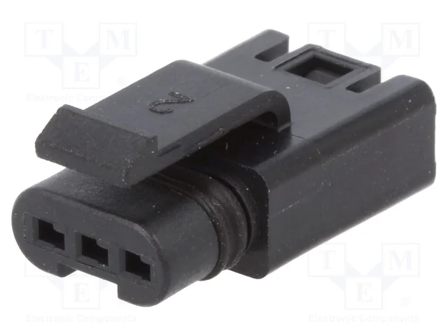 Ficha, conector: fio-fio, FLH, PIN: 3, f&ecirc;mea, Ver.