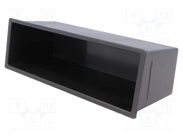 Cassete r&aacute;dio, Volvo, ISO, preta, 59x189mm