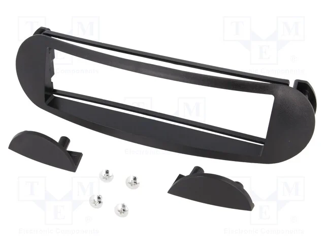 Moldura do R&aacute;dio, Vw, 1 Din, Preta