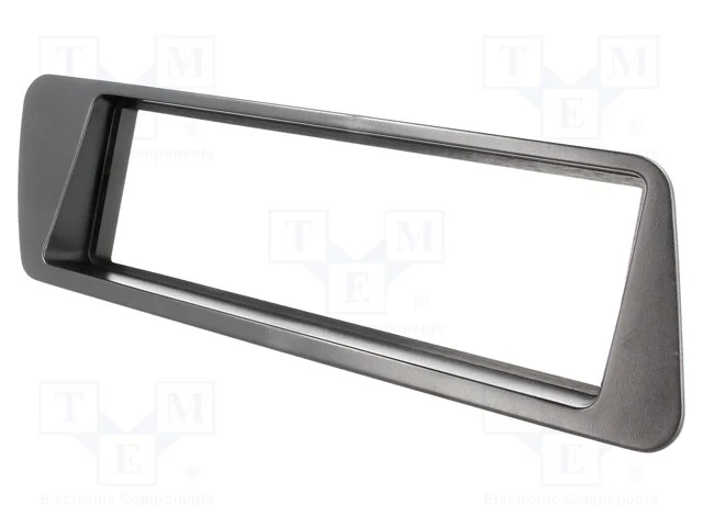 Moldura do R&aacute;dio, Peugeot, 1 Din, Preta