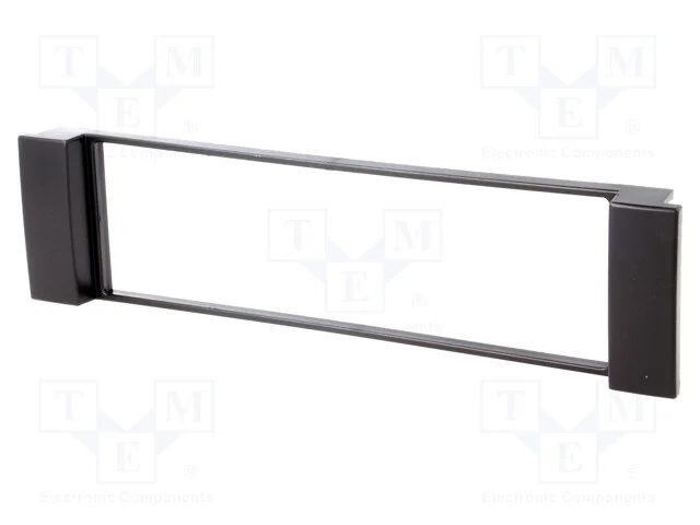 Moldura do r&aacute;dio, Audi,Seat, 1 DIN, preta