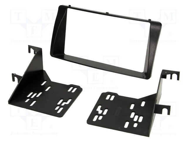 Moldura do R&aacute;dio, Toyota, 2 Din, Preta
