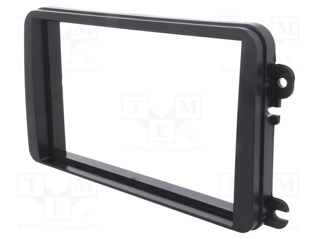 Moldura do R&aacute;dio, Vw, 2 Din, Preta