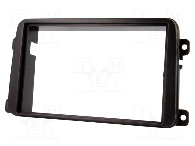 Moldura do r&aacute;dio, VW, 2 DIN, preta
