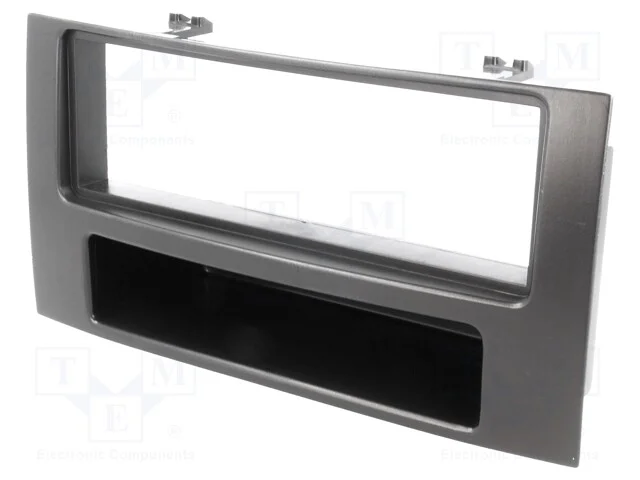 Moldura do R&aacute;dio, Vw, 1 Din, Preta