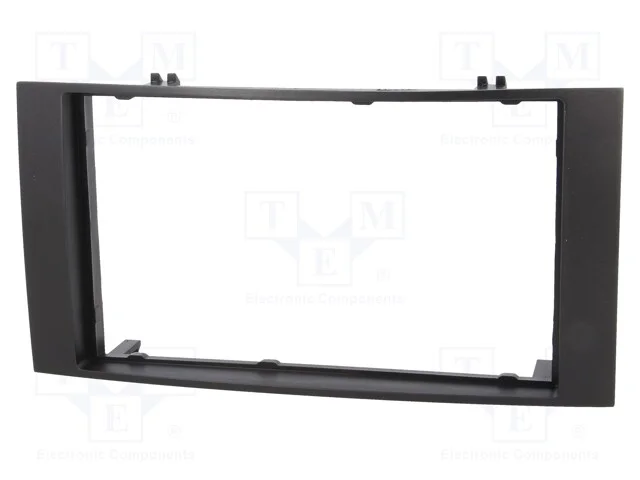 Moldura do R&aacute;dio, Vw, 2 Din, Preta