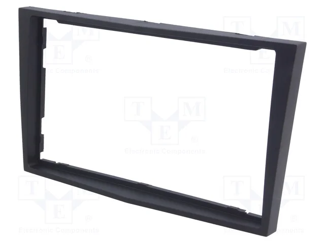 Moldura do r&aacute;dio, Opel, 2 DIN, preta