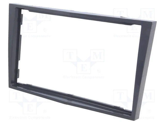 Moldura do r&aacute;dio, Opel, 2 DIN, cinzento (de a&ccedil;o)