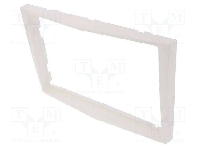 Moldura do r&aacute;dio, Opel, 2 DIN, branco (p&eacute;rola)