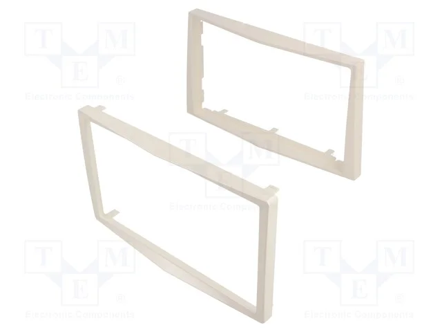 Moldura do r&aacute;dio, Opel, 2 DIN, branco (p&eacute;rola)