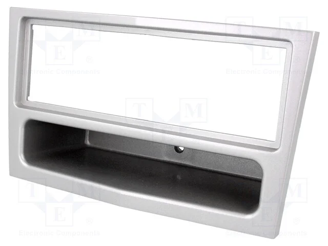 Moldura do r&aacute;dio, Opel, 1 DIN, prateado