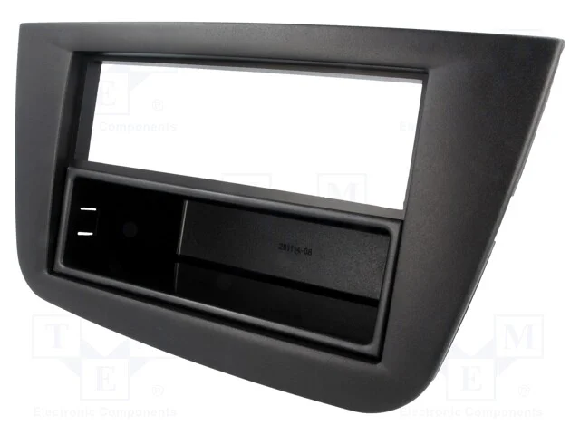 Moldura do R&aacute;dio, Seat, 2 Iso, Preta