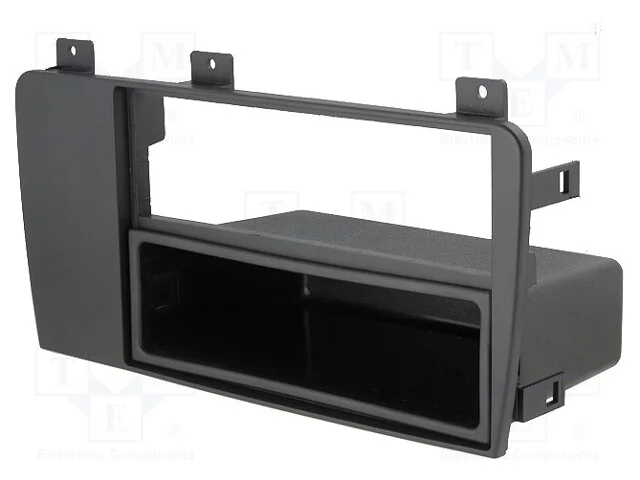 Moldura do r&aacute;dio, Volvo, 2 ISO, preta