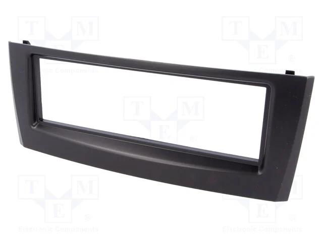 Moldura do R&aacute;dio, Fiat, 1 Din, Preto Brilhante