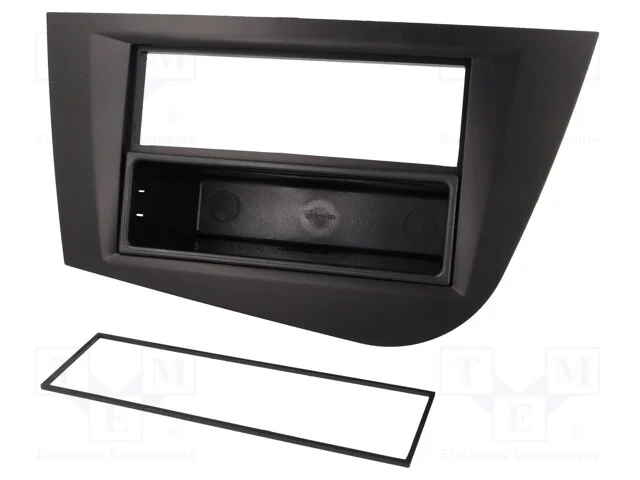 Moldura do R&aacute;dio, Seat, 2 Iso, Preta