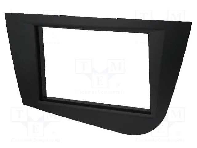 Moldura do r&aacute;dio, Seat, 2 DIN, preta