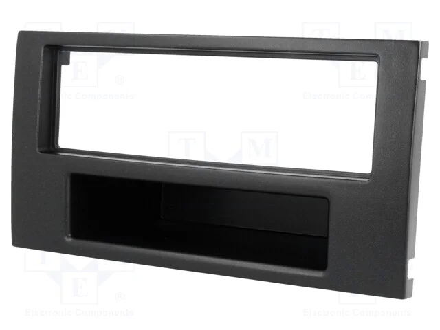Moldura do R&aacute;dio, Ford, 1 Din, Preta
