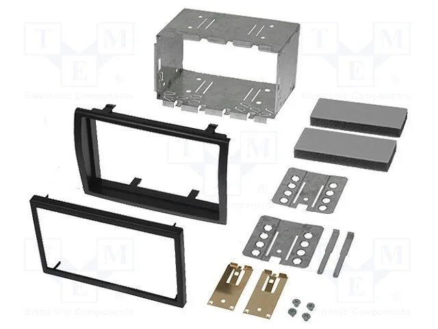 Moldura do R&aacute;dio, Citro&euml;n,Fiat,Peugeot, 2 Din, Antracito