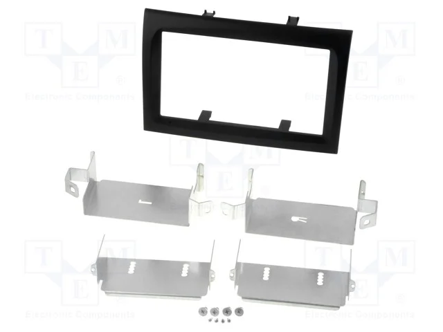 Moldura do R&aacute;dio, Citro&euml;n,Fiat,Peugeot, 2 Din, Preto Mate
