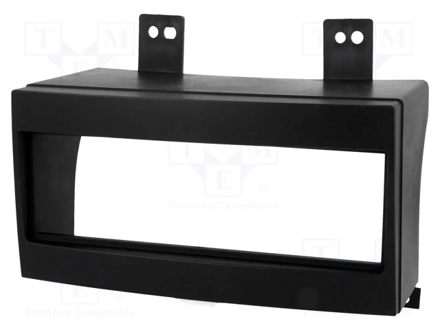 Moldura do R&aacute;dio, Kia, 1 Din, Preta