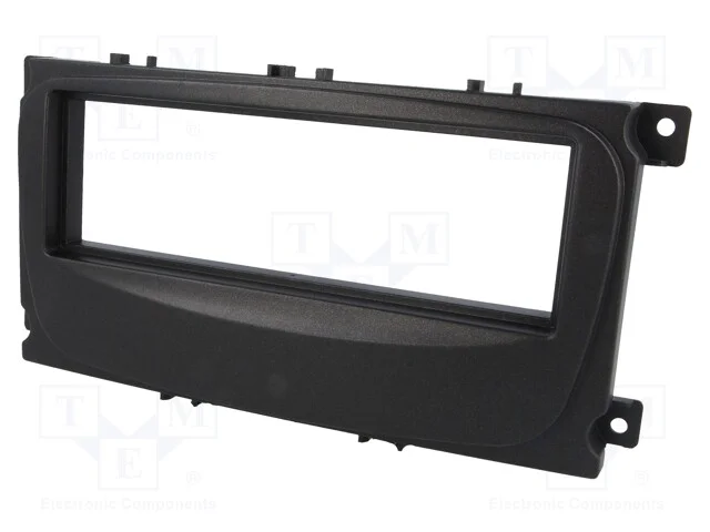 Moldura do r&aacute;dio, Ford, 1 DIN, preta