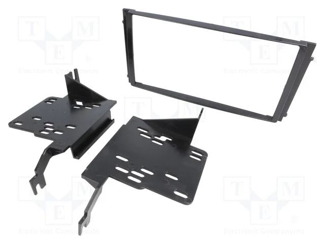 Moldura do r&aacute;dio, Hyundai, 2 DIN, preta