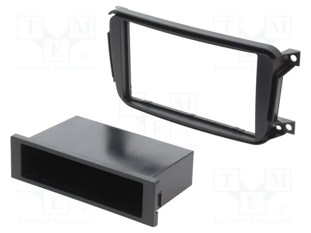 Moldura do r&aacute;dio, Smart, 2 DIN, preta