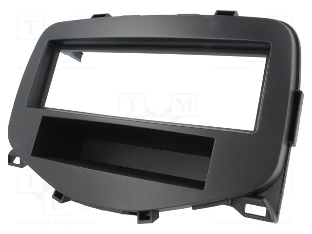 Moldura do R&aacute;dio, Citro&euml;n,Peugeot,Toyota, 1 Din, Preto Mate